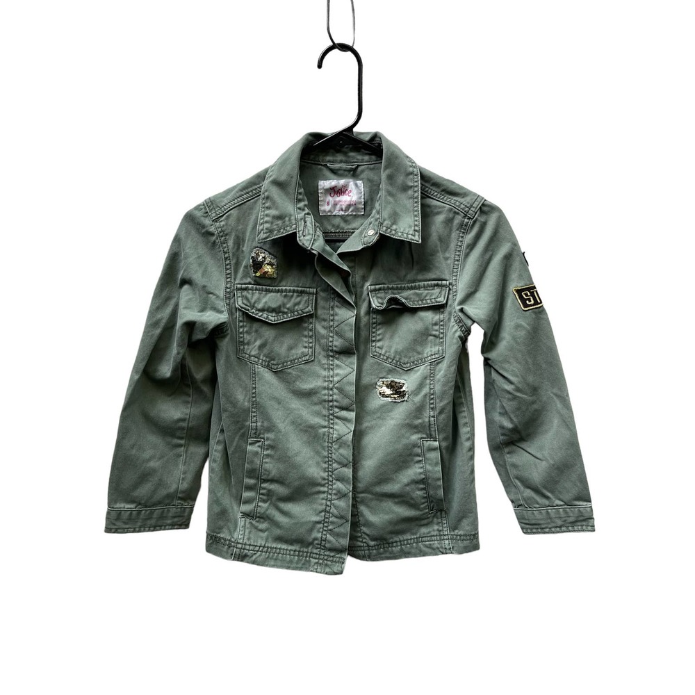 Justice jeans army jacket size 8‎